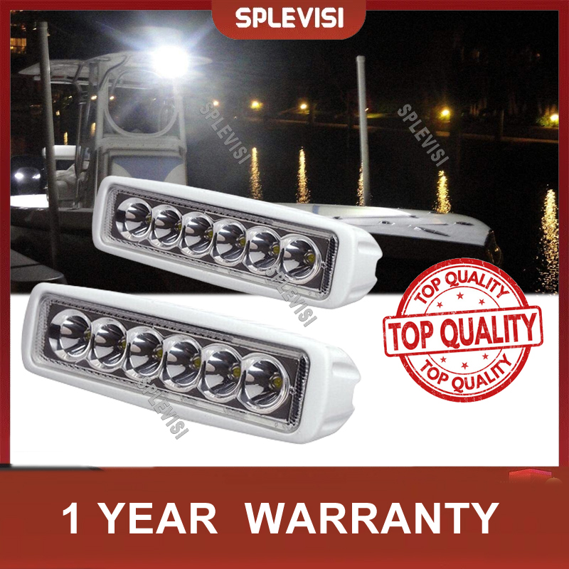Fishing Boat Trailer - Projecteur Marin Étanche IP67, 12V, 6