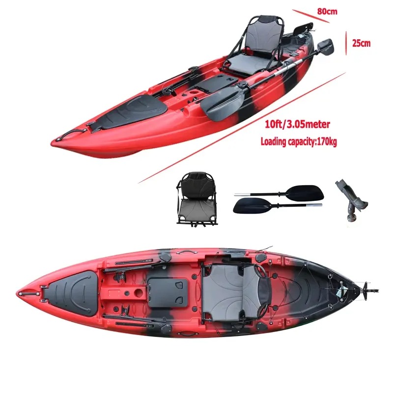 Kayak de pêche monoplace de 10 - Fishing Boat Seat avis et prix